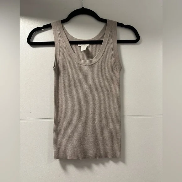 🩵H&M - Ribbed Knit Tank - Picture 1 of 3